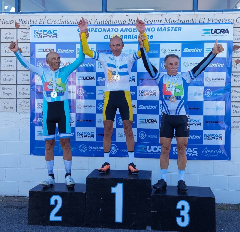 Mart�nez repiti� y se consagr� campe�n argentino en pelot�n